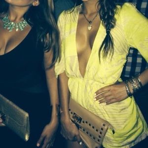 Nasty Gal low V romper